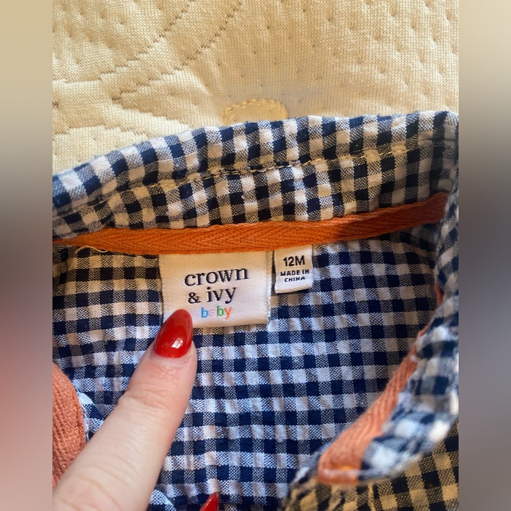 Baby Crown & Ivy Checkered Shirt - Picture 2 of 2